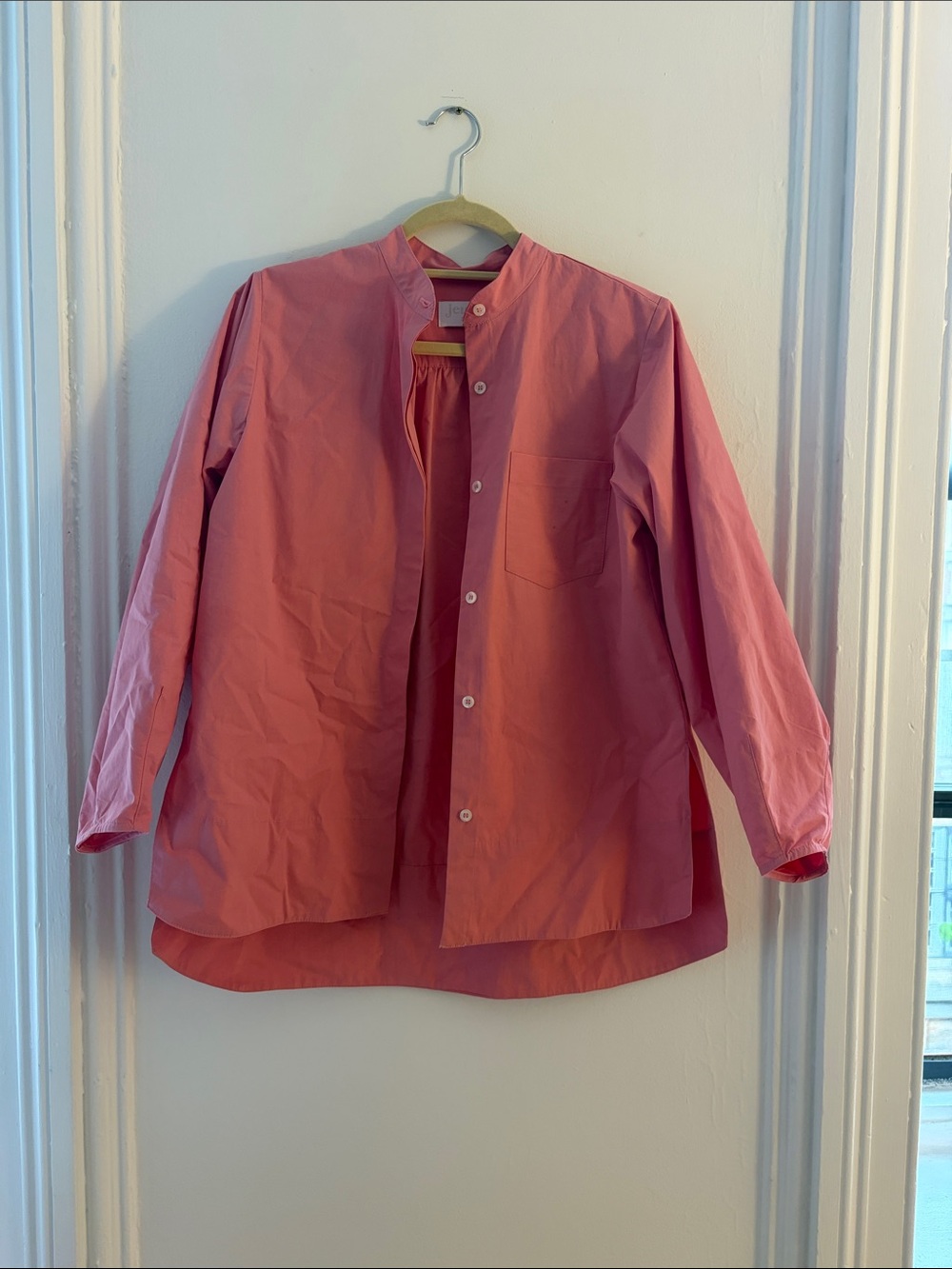 Jeune otte Button-Up Shirt in Dusty Rose